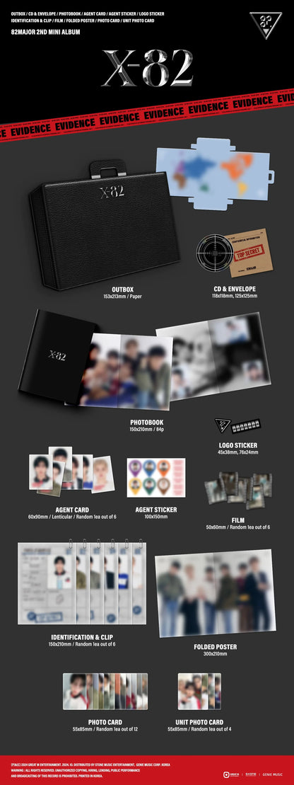 82MAJOR 2nd Mini Album [X-82] [PREORDER] - details