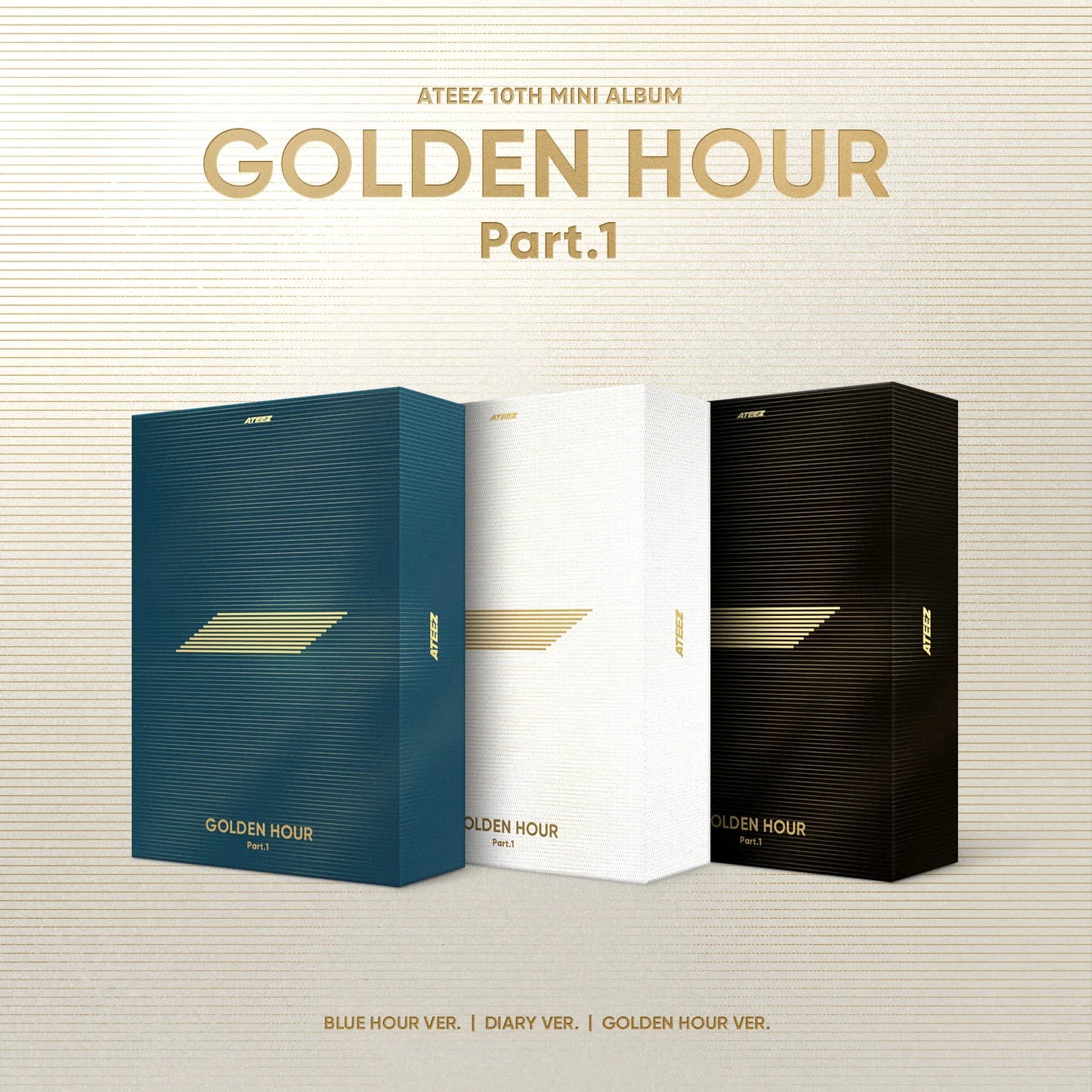 ATEEZ 10th Mini Album [GOLDEN HOUR : Part.1] (Standard Version)