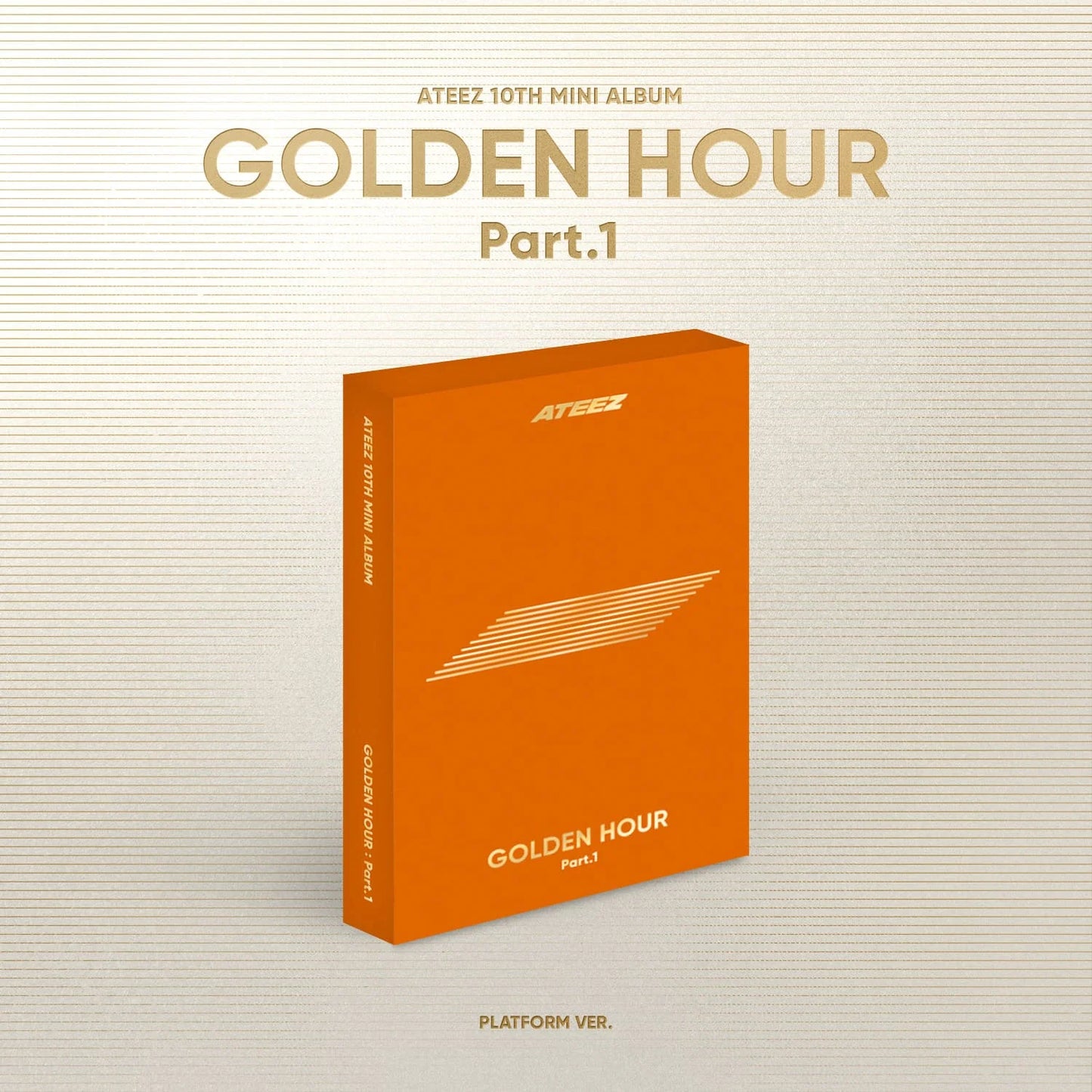 ATEEZ 10th Mini Album [GOLDEN HOUR : Part.1] (Platform Version)