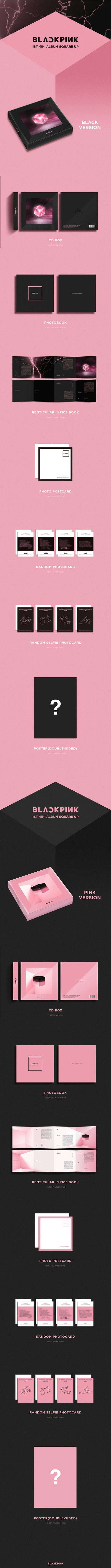 BLACKPINK 1st Mini Album [SQUARE UP]