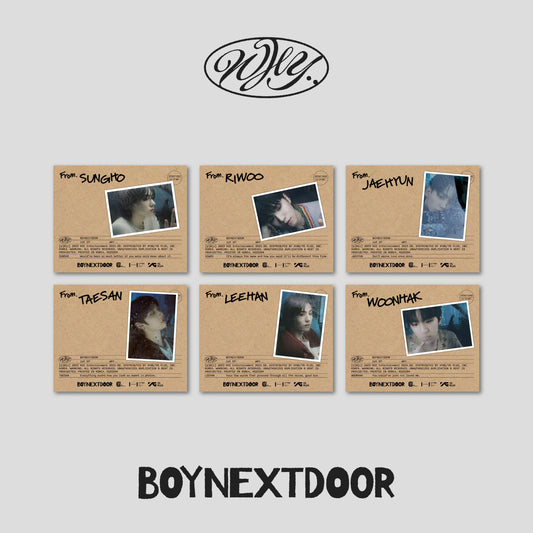 BOYNEXTDOOR 1st EP [WHY..] (LETTER Version - RANDOM)