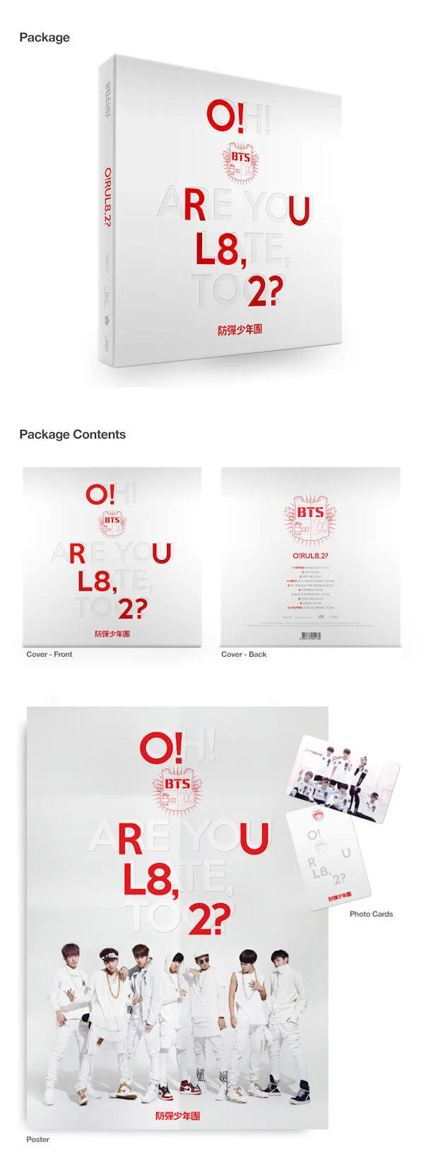 BTS 1st EP [O!RUL8,2?] - details