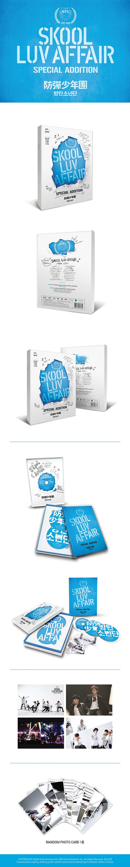 BTS Repackage [Skool Luv Affair Special Addition] (Reissue) - details