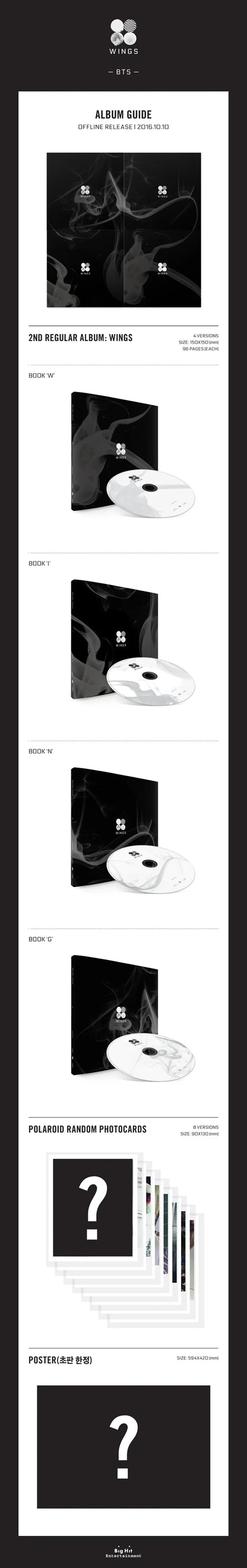 BTS 2nd Album [WINGS] - details