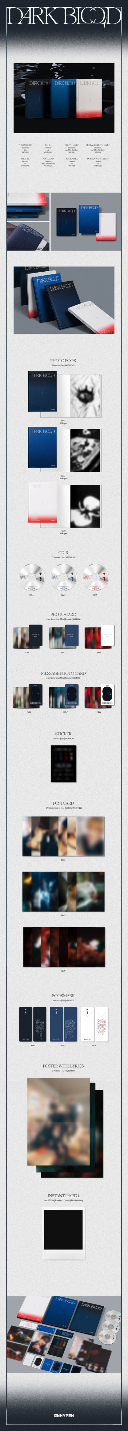 ENHYPEN 4th Mini Album [DARK BLOOD] (Standard Version)