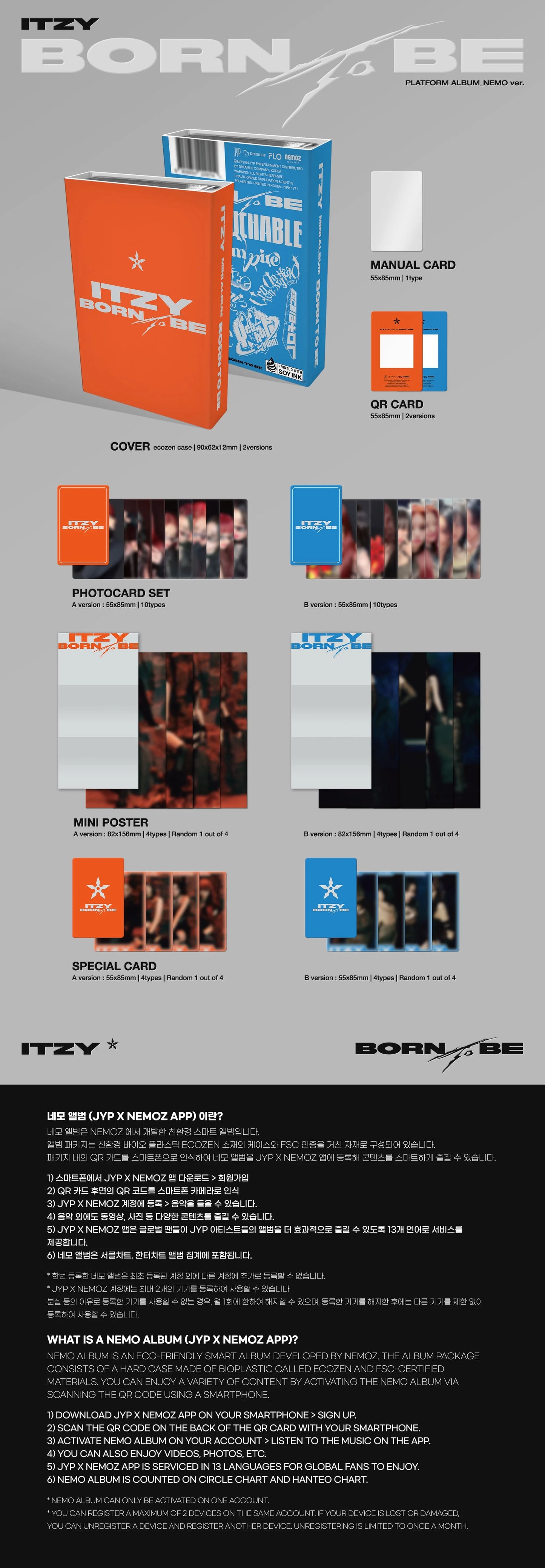 ITZY 2nd Full Album [BORN TO BE] (NEMO Version)