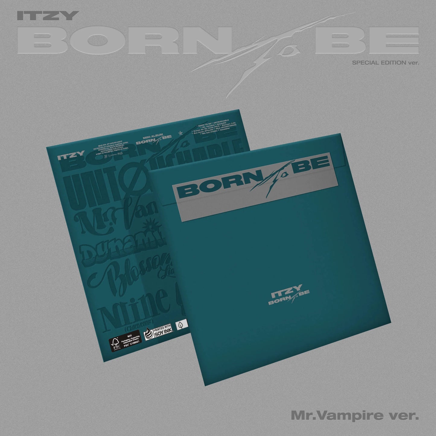 ITZY 2nd Full Album [BORN TO BE] (Mr. Vampire Version) (Special Edition)