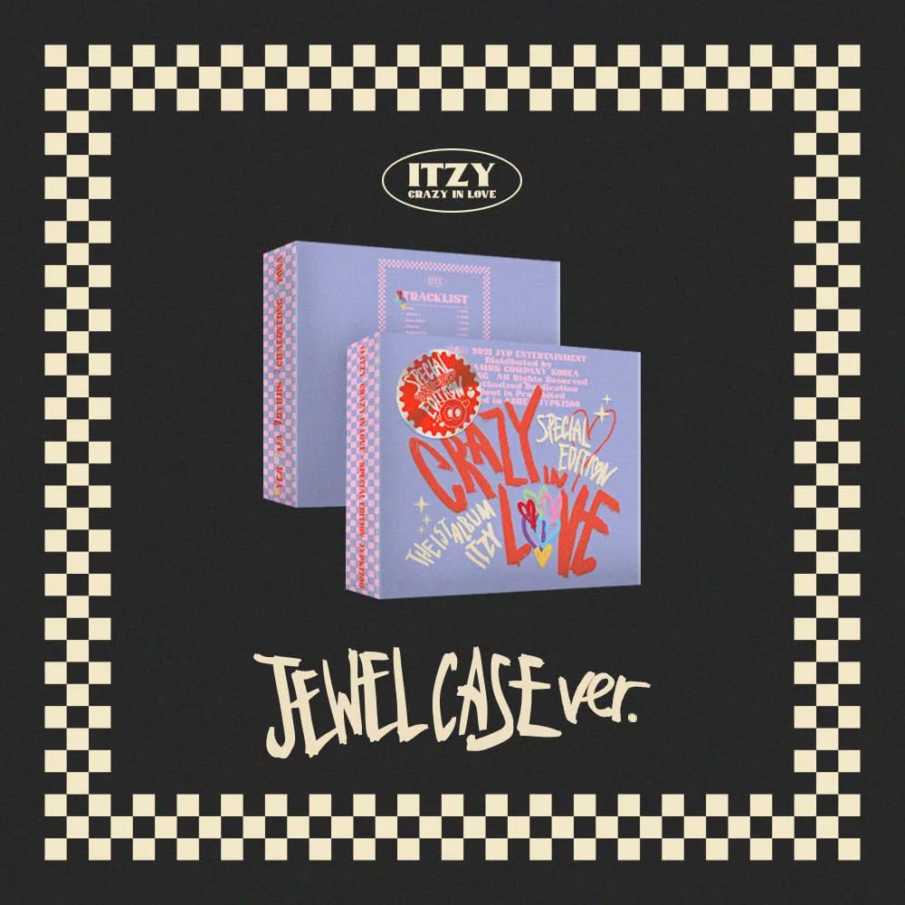 ITZY 1st Album [CRAZY IN LOVE] (JEWELCASE Version)