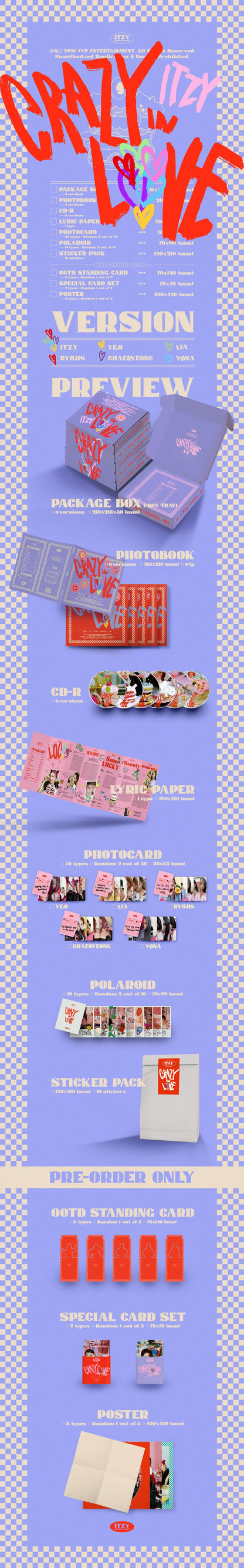 ITZY 1st Album [CRAZY IN LOVE]