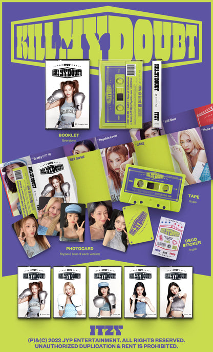 ITZY 7th Mini Album [KILL MY DOUBT] (CASSETTE Version)