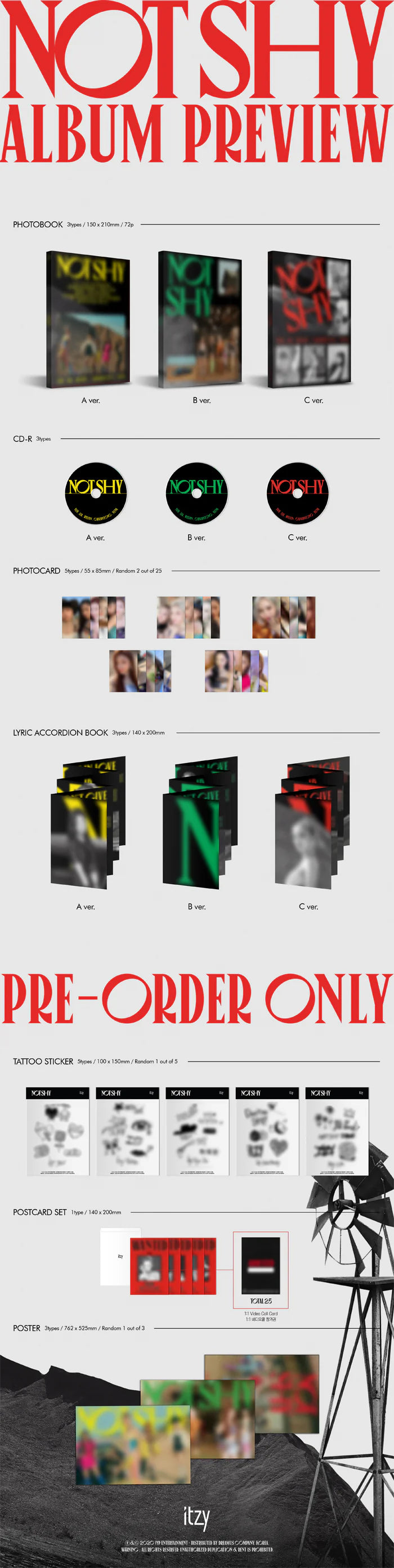 ITZY 3rd Mini Album [Not Shy]