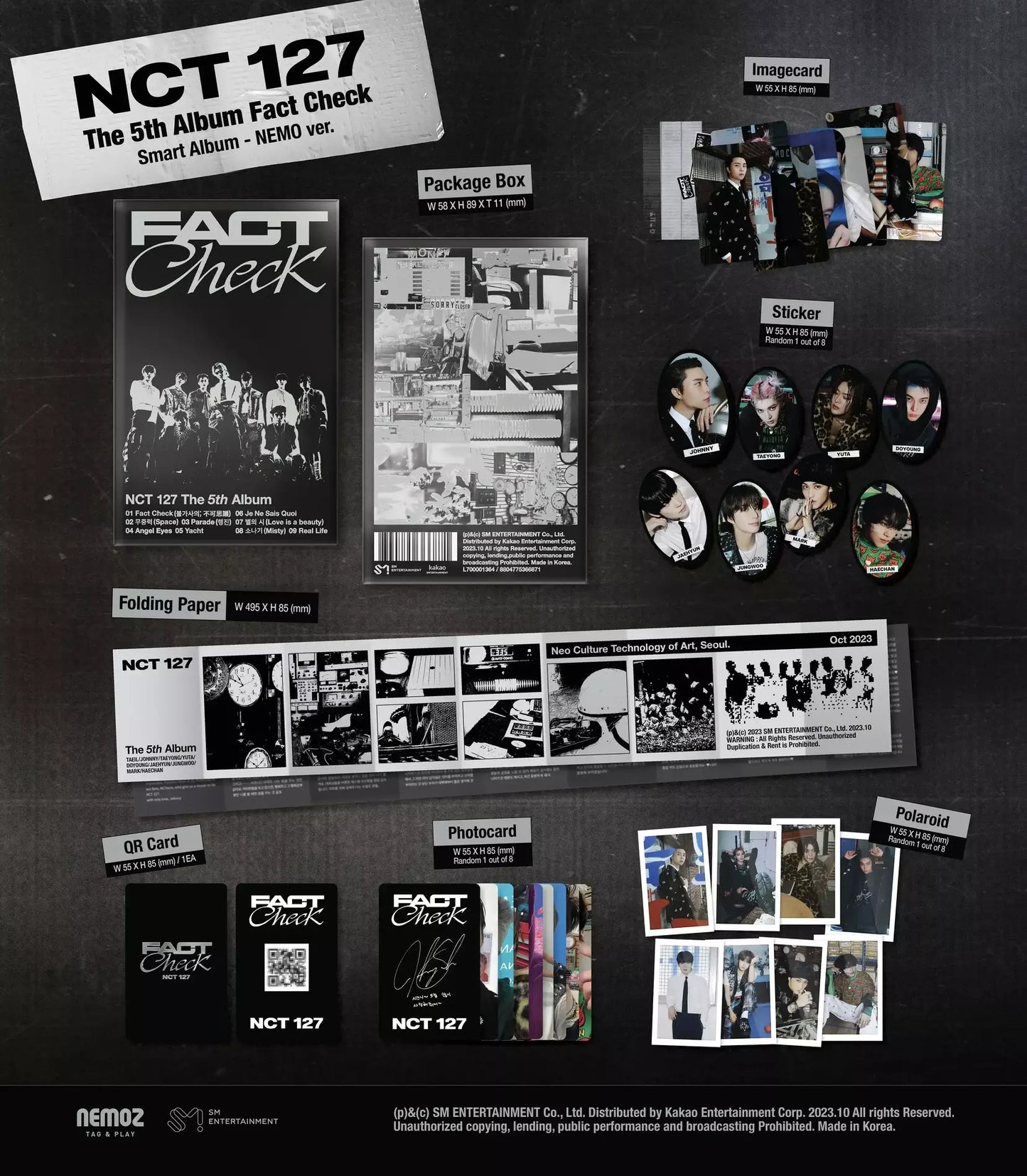 NCT 127 5th Full Album [Fact Check] (QR Version)