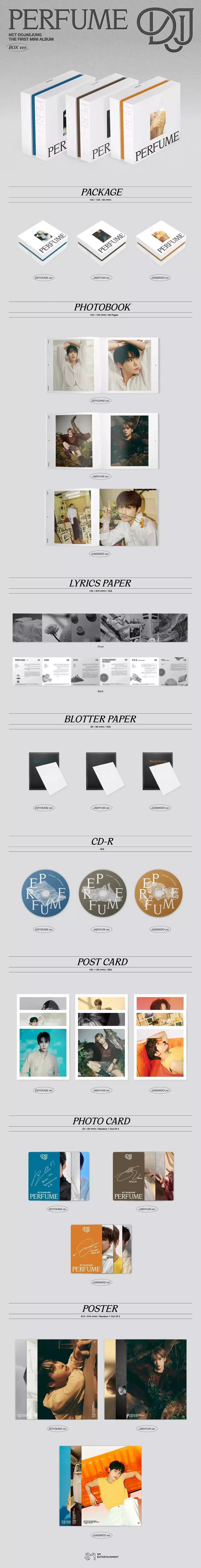 NCT DOJAEJUNG 1st Mini Album [Perfume] (Box Version)