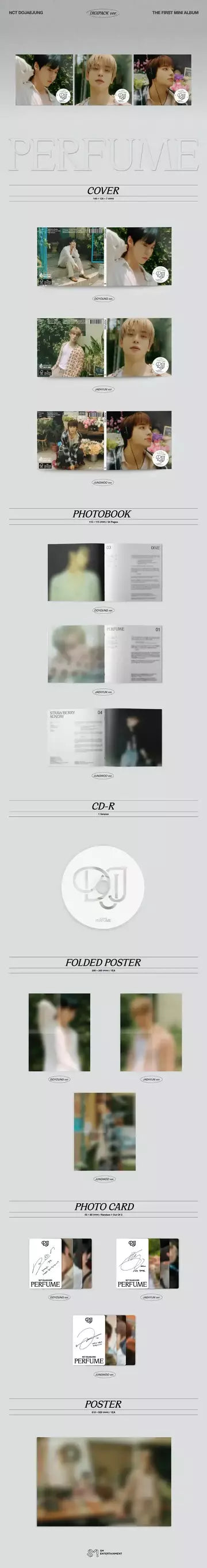 NCT DOJAEJUNG 1st Mini Album [Perfume] (Digipack Version)