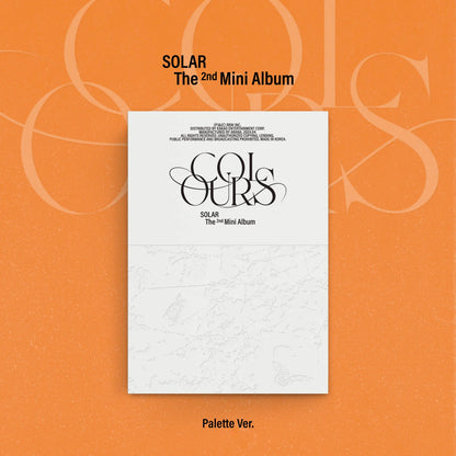 SOLAR 2nd Mini Album [COLOURS] (Palette Version)