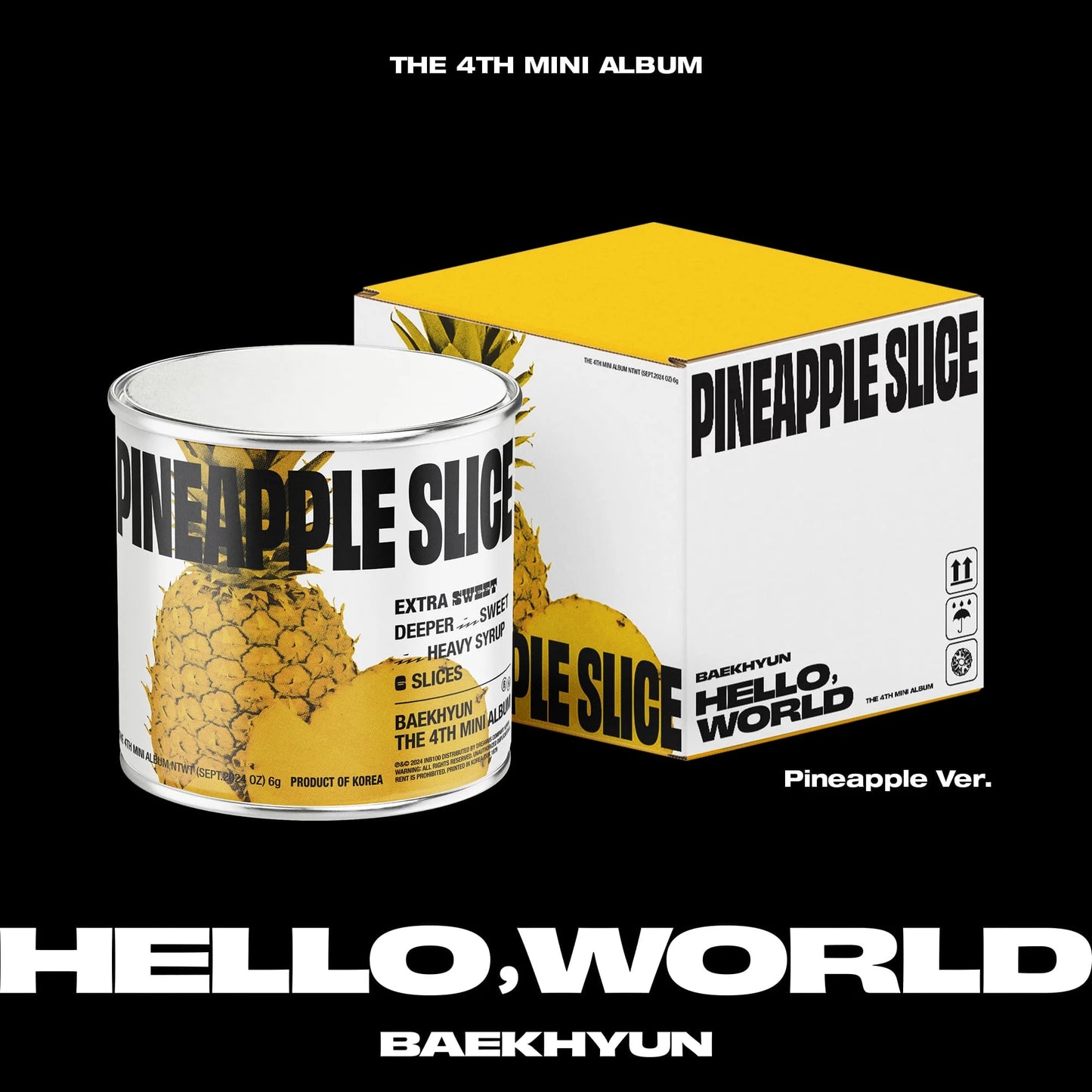 BAEKHYUN 4th Mini Album [Hello, World] (Pineapple Version - Limited)