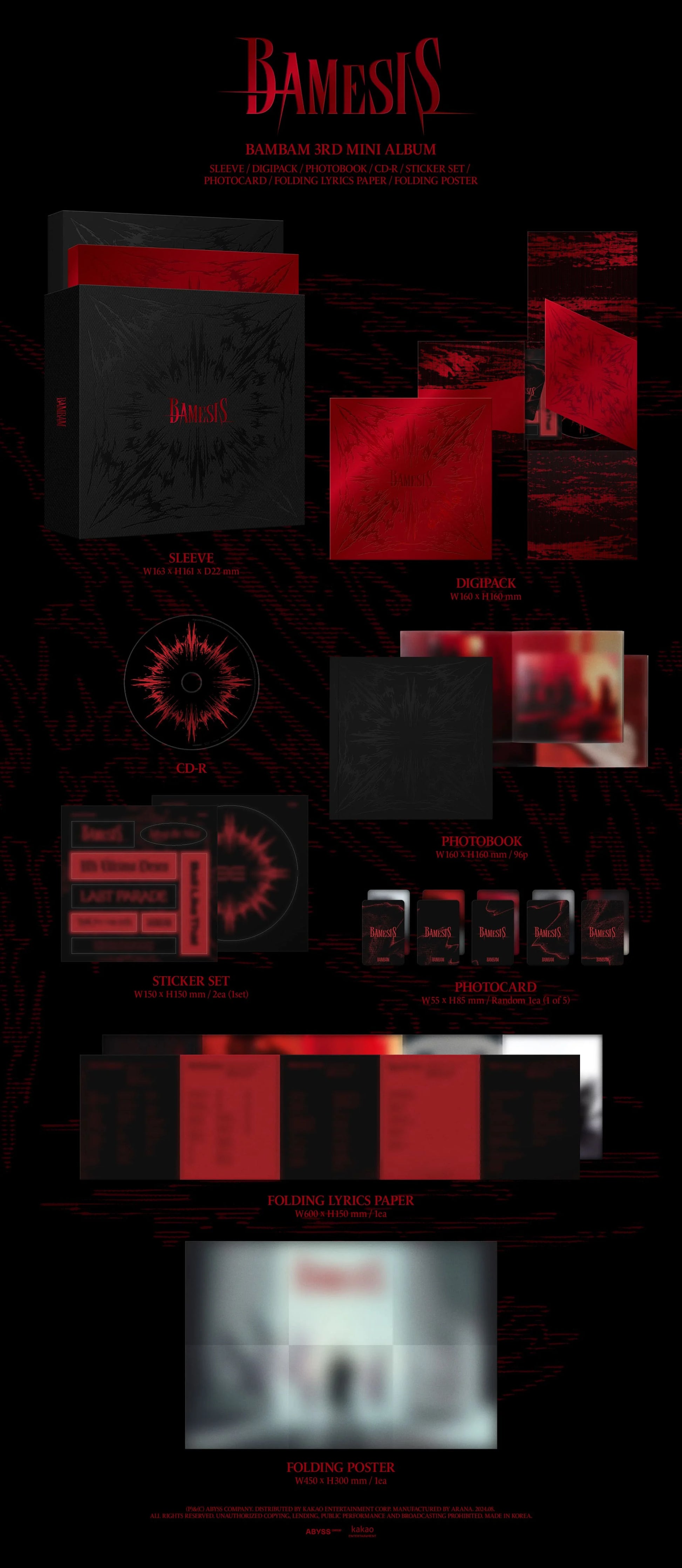 BamBam 3rd Mini Album [BAMESIS] - details