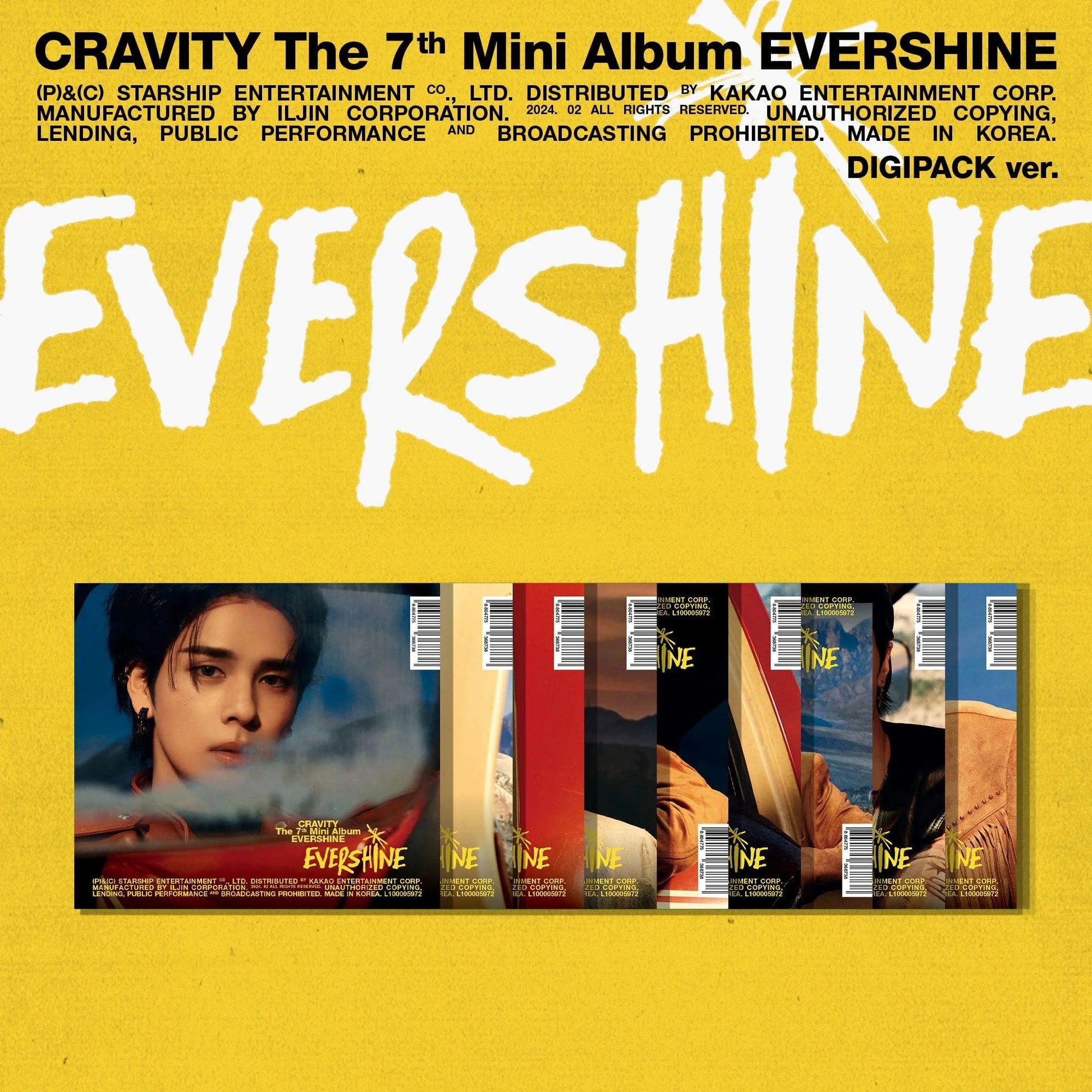 CRAVITY 7th Mini Album [EVERSHINE] (Digipack Version)