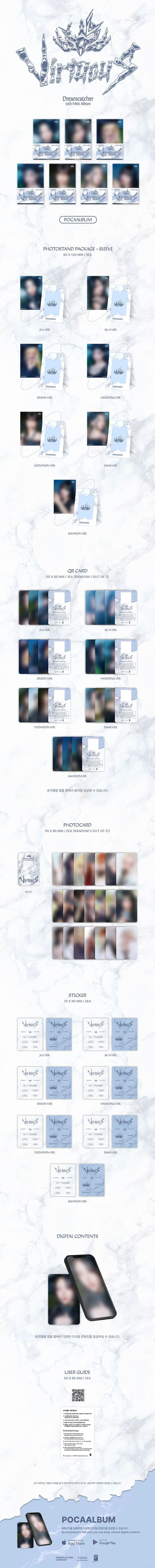 Dreamcatcher 10th Mini Album [VirtuouS] (POCAALBUM) - details