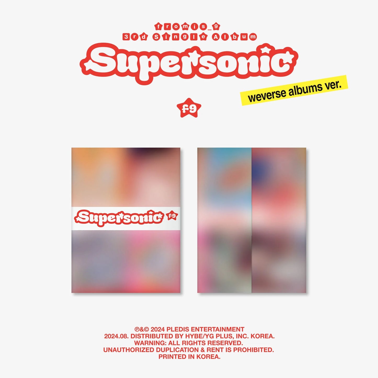 fromis_9 3rd Single Album [Supersonic] (Weverse Albums Version)