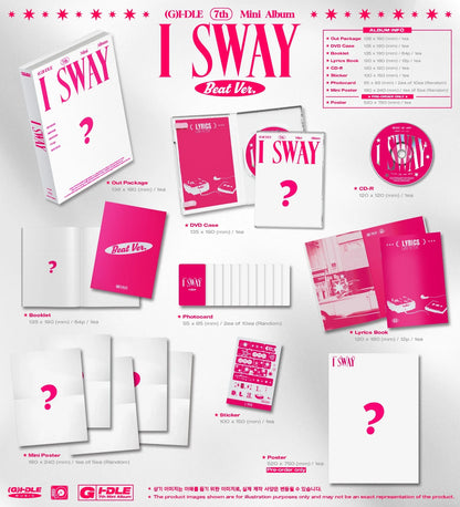 (G)I-DLE 7th Mini Album [I SWAY] - beat version details