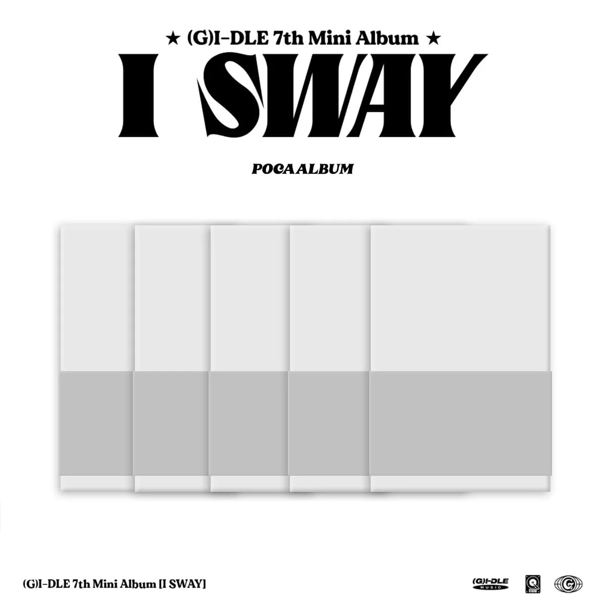 (G)I-DLE 7th Mini Album [I SWAY] [PREORDER] (POCAALBUM - RANDOM)