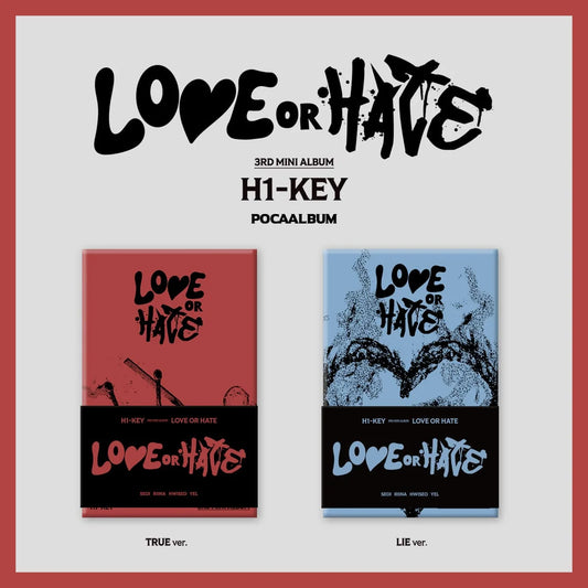 H1-KEY 3rd Mini Album [LOVE or HATE] (POCAALBUM)