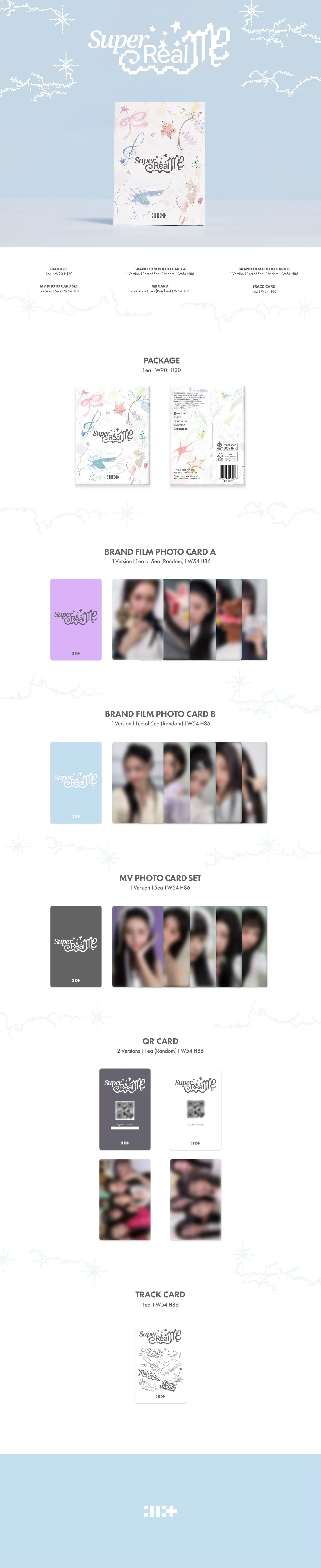 ILLIT 1st Mini Album [SUPER REAL ME] (Weverse Albums Version) - details