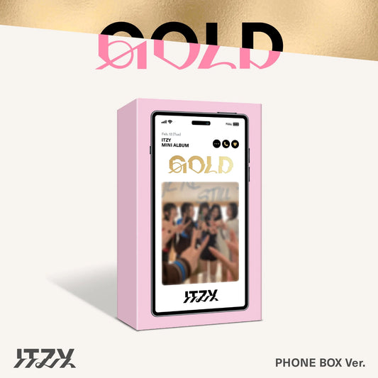 ITZY 9th Mini Album [GOLD] (PHONE BOX Version)