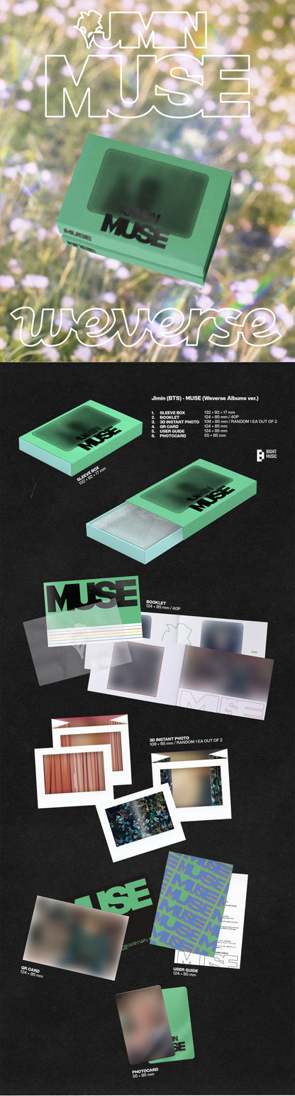 JIMIN 2nd Album [MUSE] (Weverse Albums Version) - details