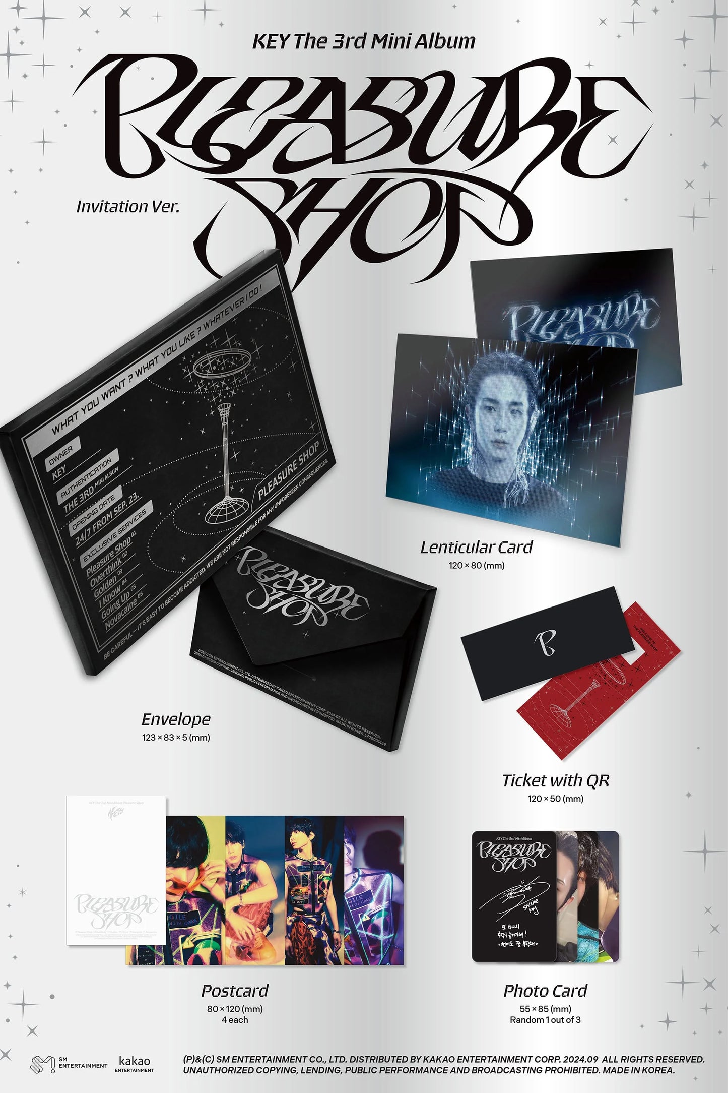 KEY 3rd Mini Album [Pleasure Shop] (Invitation Version) - details