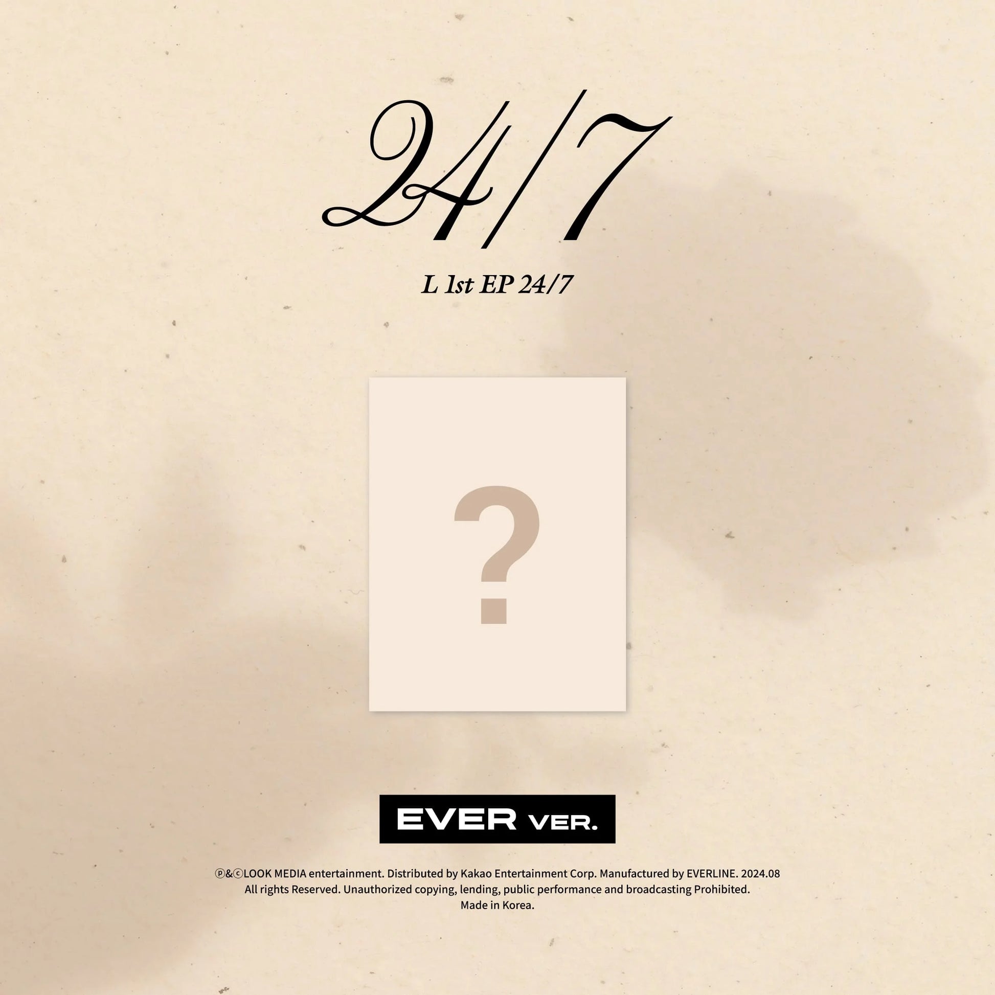 L 1st EP Album [24/7] (EVER Version)