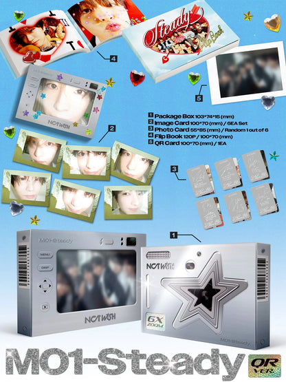 NCT WISH 1st Mini album [Steady] (QR Version) - details