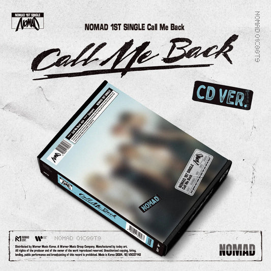 NOMAD 1st Single [Call Me Back] (CD Version)