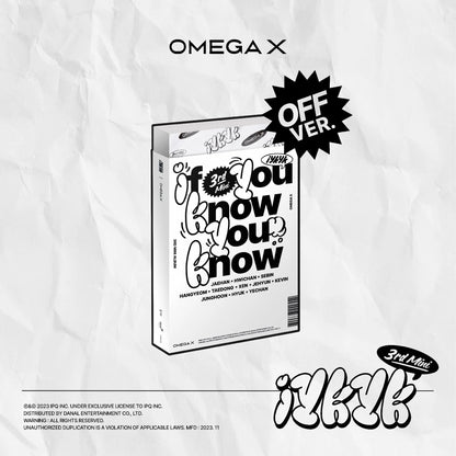 OMEGA X 3rd Mini Album [iykyk] - OFF details