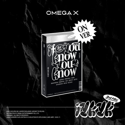 OMEGA X 3rd Mini Album [iykyk] - ON version