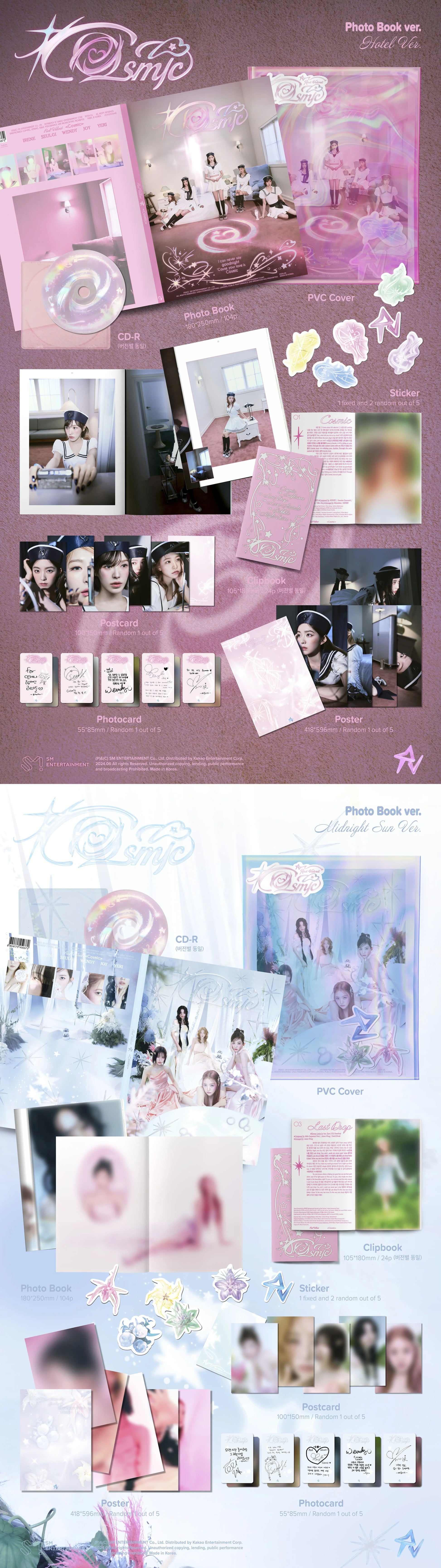 Red Velvet 7th MIni Album [Cosmic] (Photo Book Version) - details