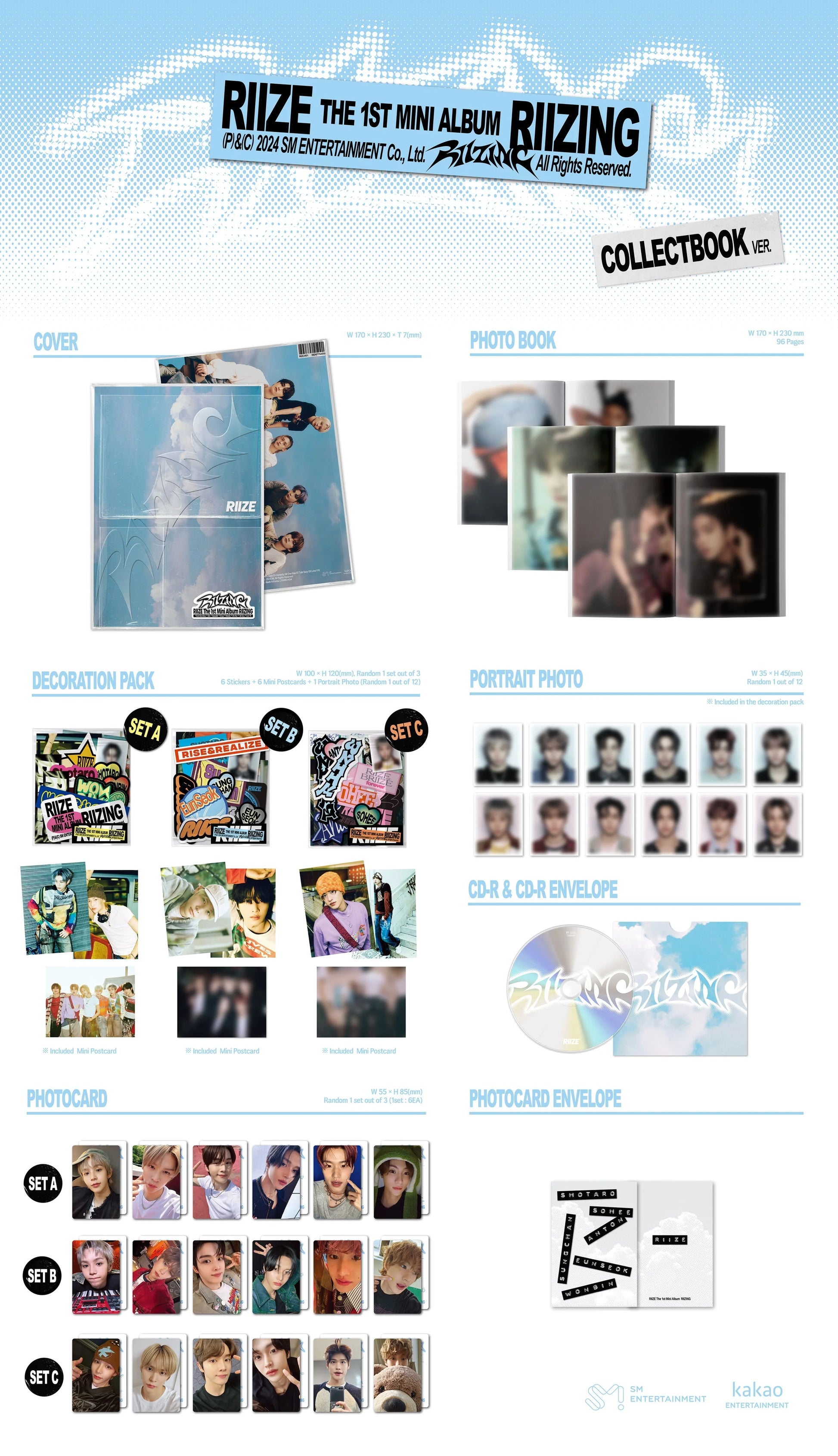 RIIZE 1st Mini Album [RIIZING] (Collect Book Version) - details