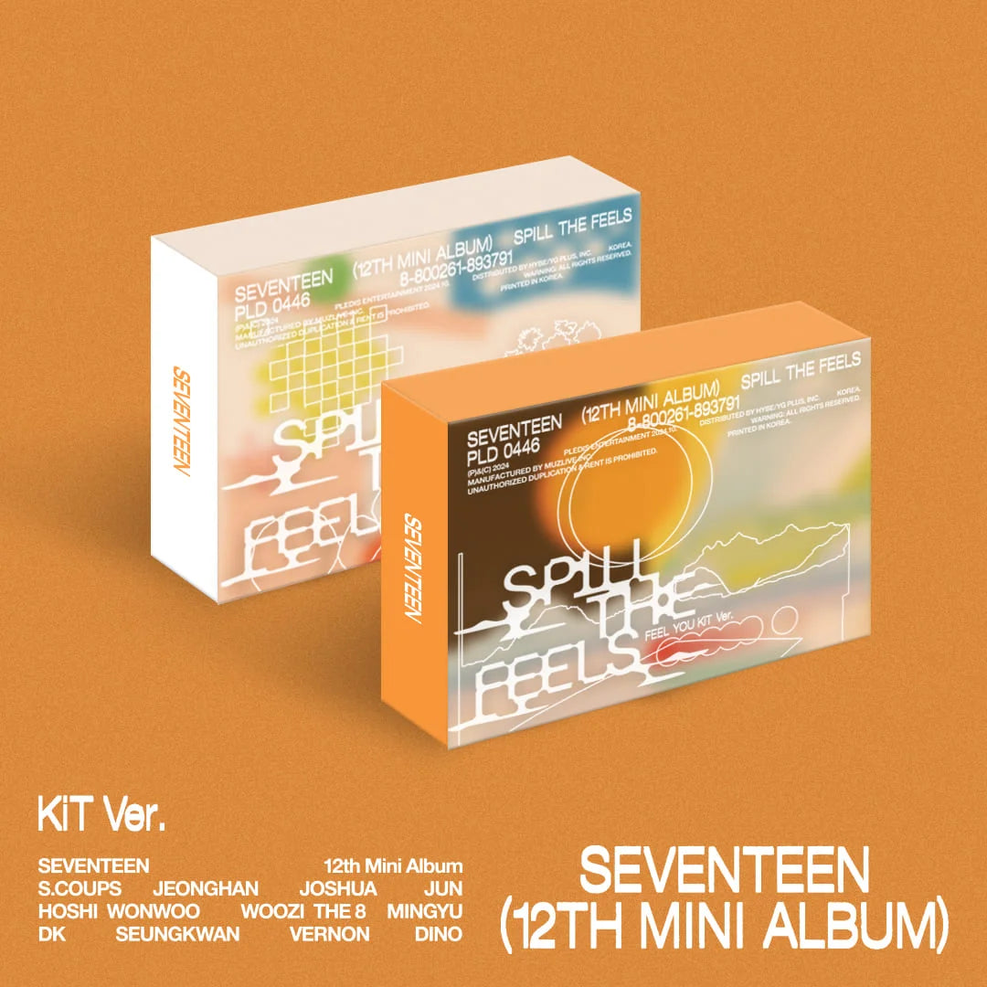 SEVENTEEN 12th Mini Album SPILL THE FEELS (KiT Version)