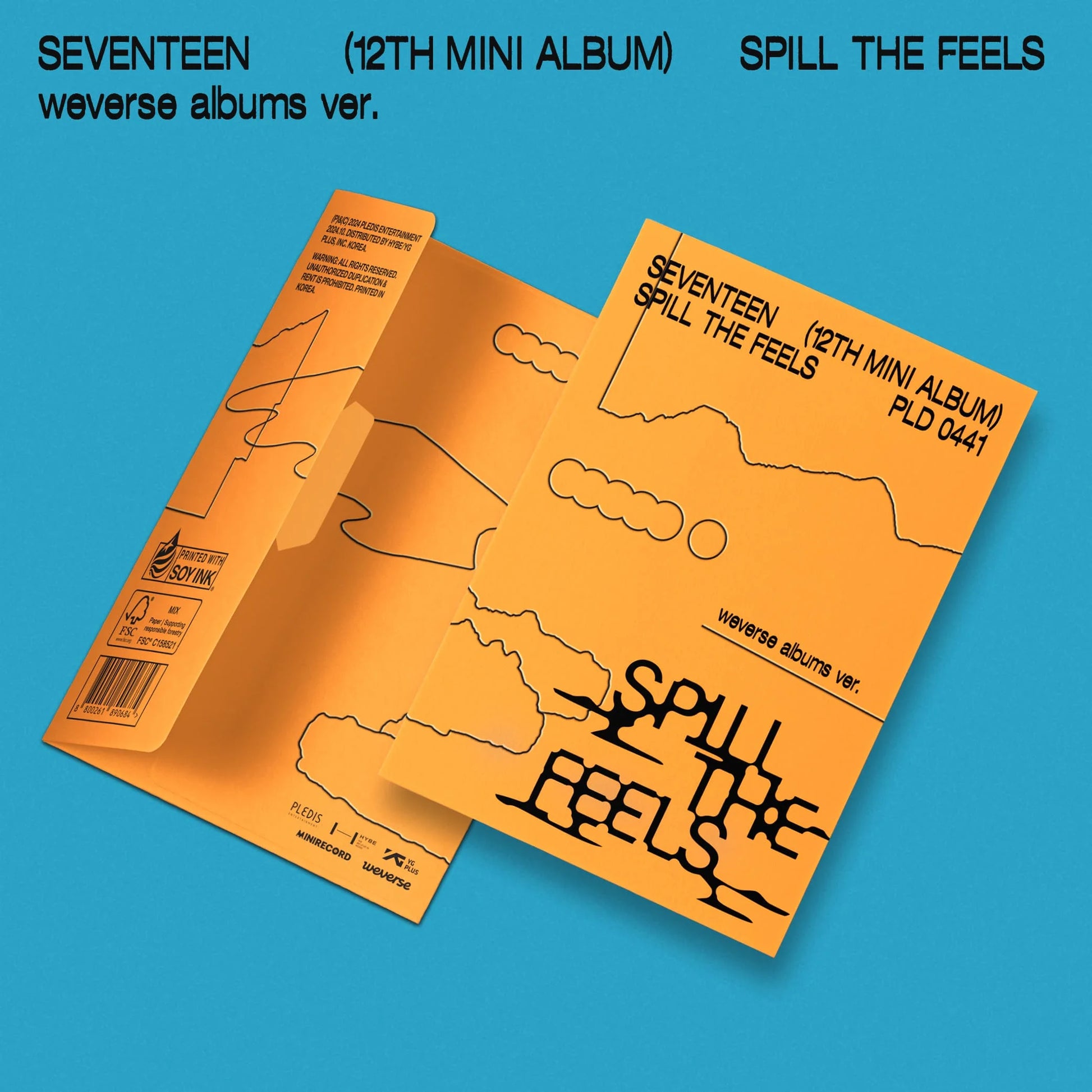 SEVENTEEN 12th Mini Album SPILL THE FEELS (Weverse Albums Version)