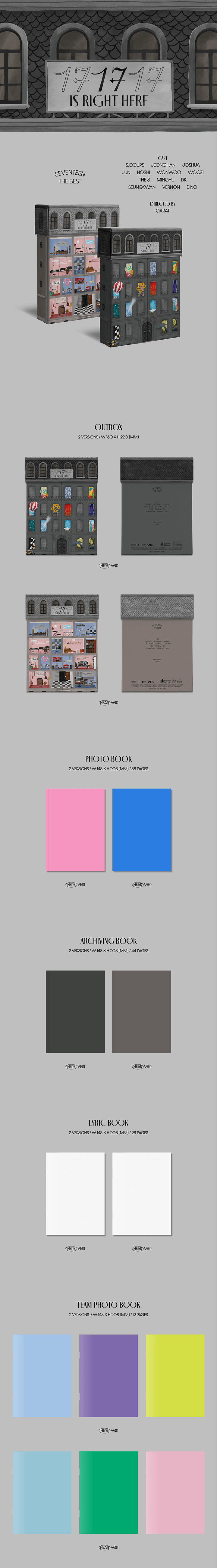 SEVENTEEN Album [17 IS RIGHT HERE] (Standard Version)