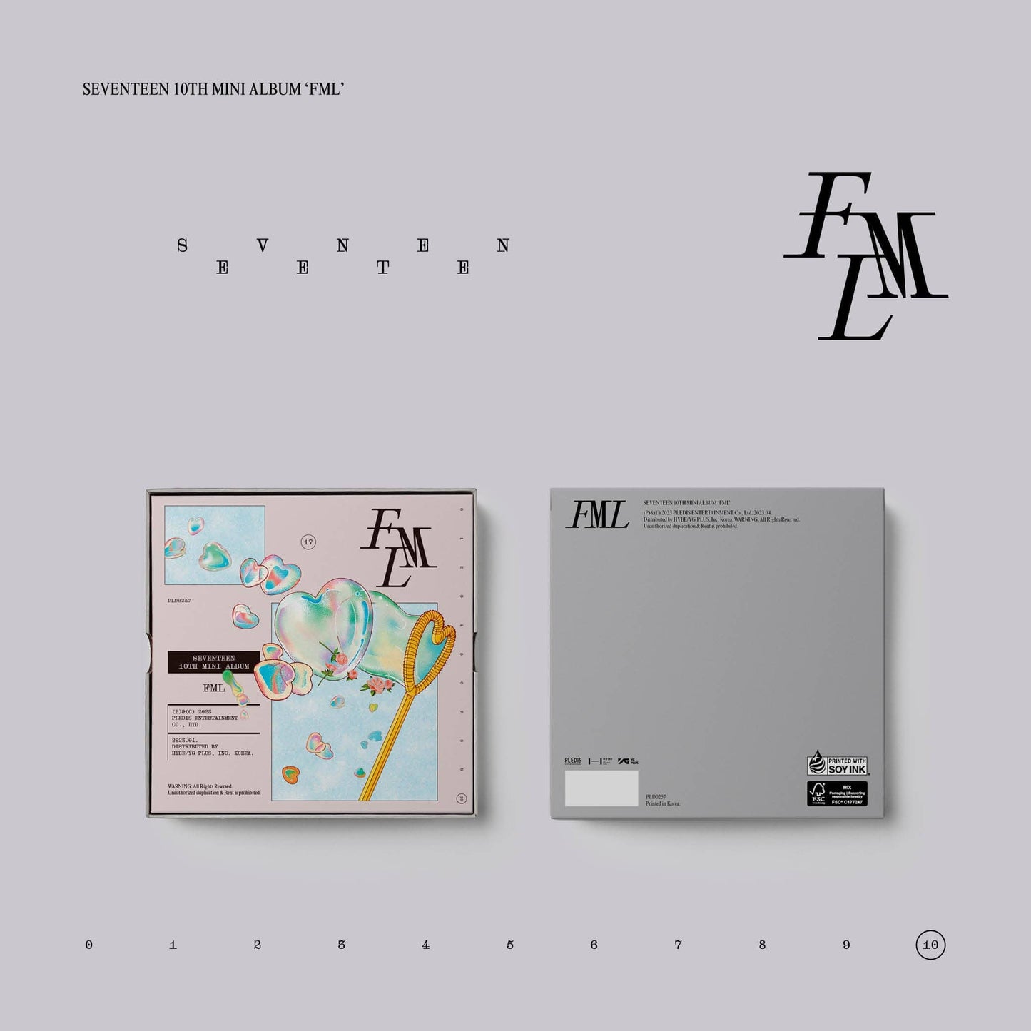 SEVENTEEN 10th Mini Album [FML] (Carat Version)