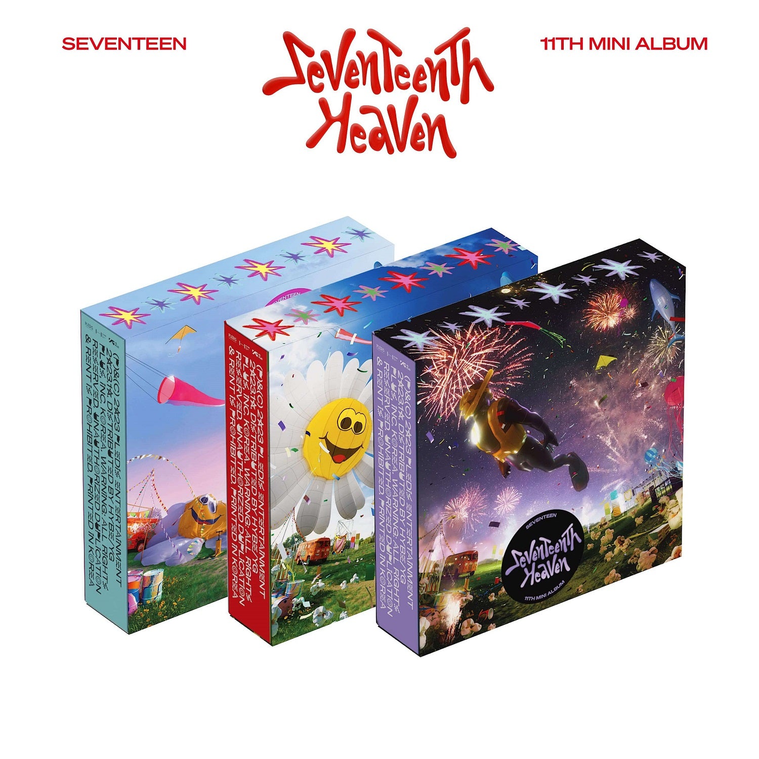 SEVENTEEN 11th Mini Album [SEVENTEENTH HEAVEN] (Random ver.) - NABI KPOP