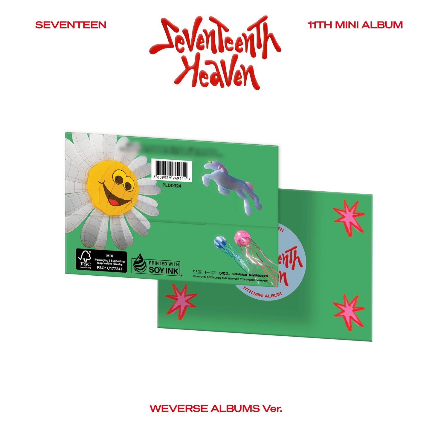 SEVENTEEN 11th Mini Album [SEVENTEENTH HEAVEN] (Weverse Albums Version)