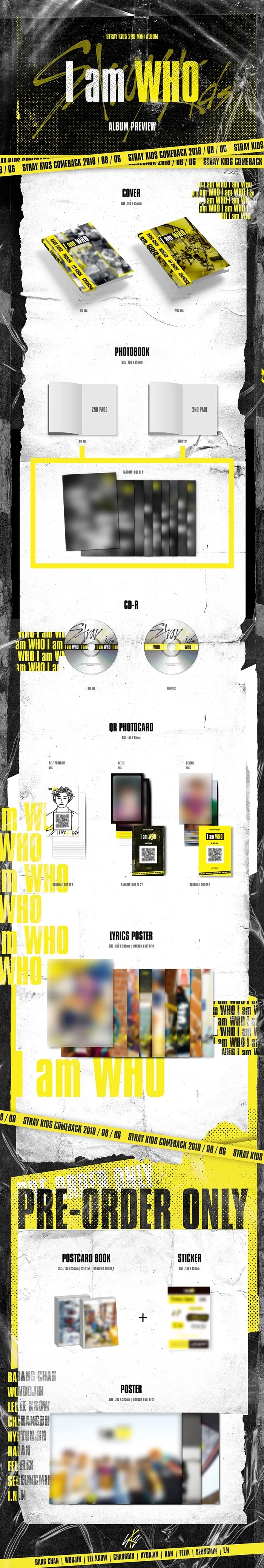 STRAY KIDS 2nd Mini Album [I am WHO]