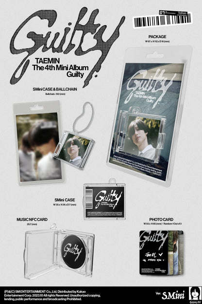 TAEMIN 4th Mini Album [Guilty] (SMini Version) - details