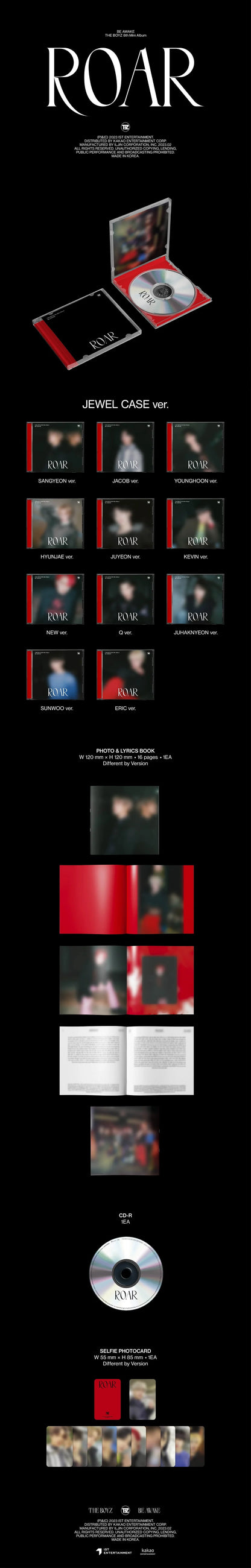 THE BOYZ 8th Mini Album [BE AWAKE] (Jewel Version) - details