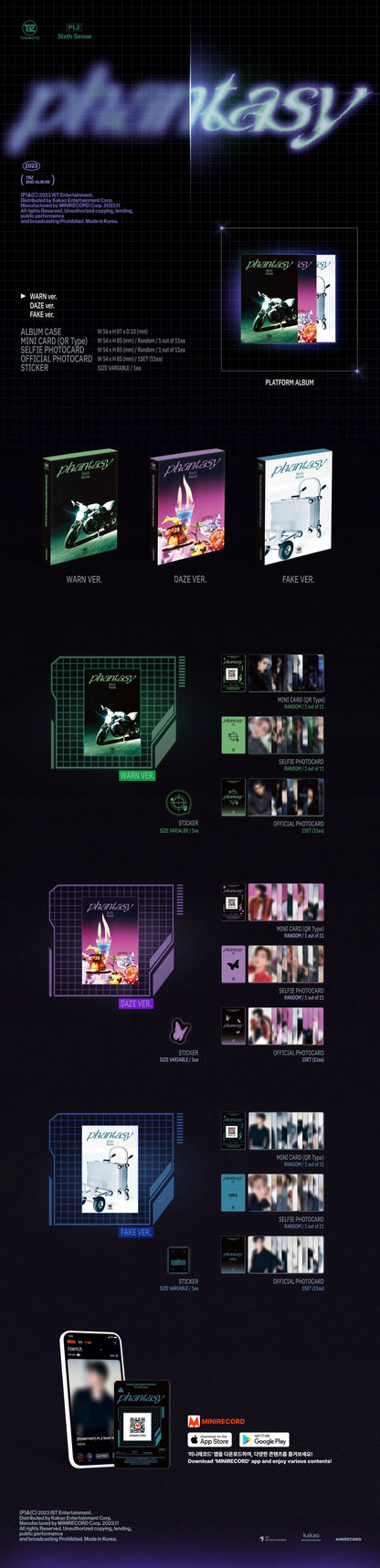 THE BOYZ 2nd Album [Phantasy Pt.2 Sixth Sense] (Platform Version) - details