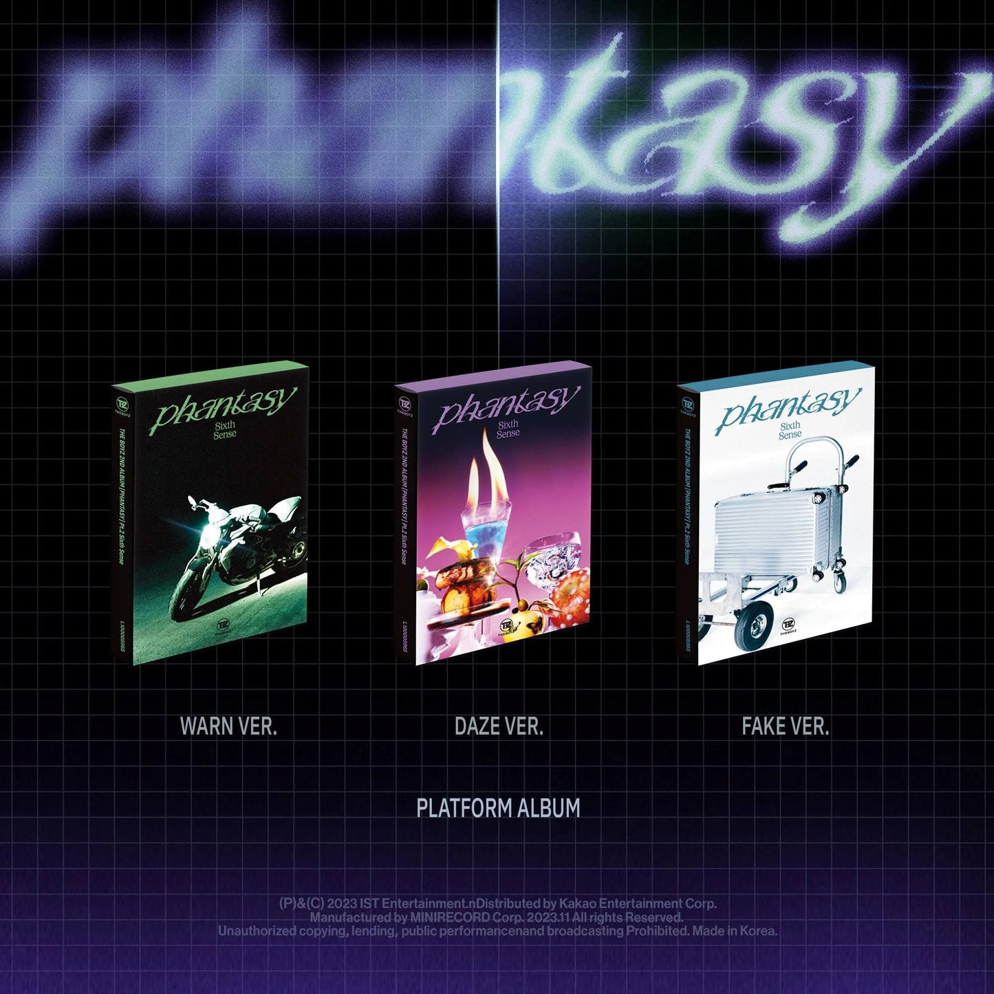 THE BOYZ 2nd Album [Phantasy Pt.2 Sixth Sense] (Platform Version)