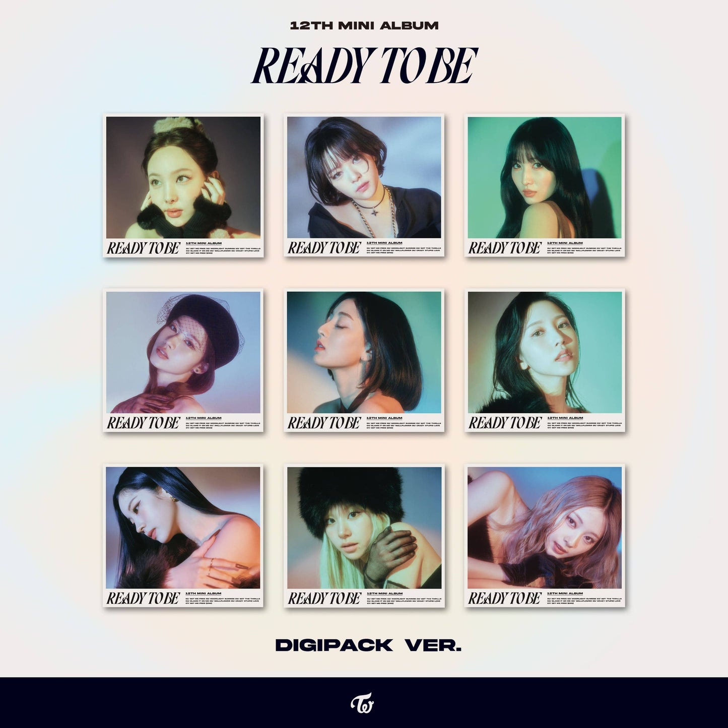 TWICE 12th Mini Album [READY TO BE] (Digipack Version - RANDOM)